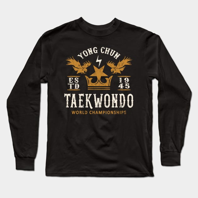 TAEKWONDO Long Sleeve T-Shirt by Tshirt Samurai